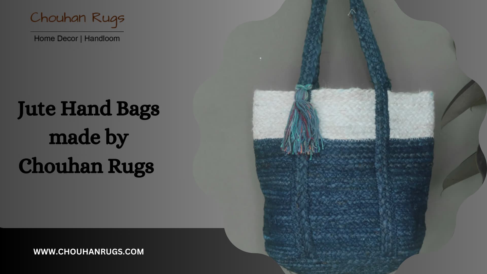 Jute Hand Bags made by Chouhan Rugs